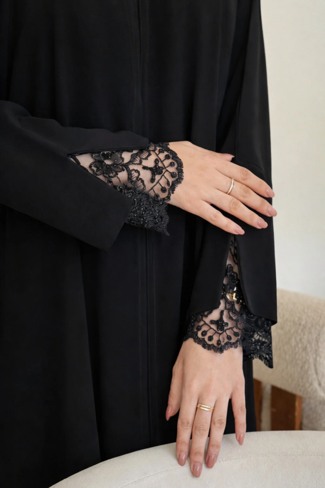 Lamsa عباية ريماس قماش كريب ملكي طايح