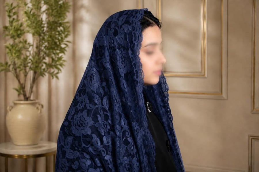 طرحة لنن المطرزه A4