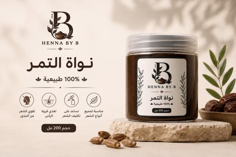 بودرة نواة التمر من Henna by B