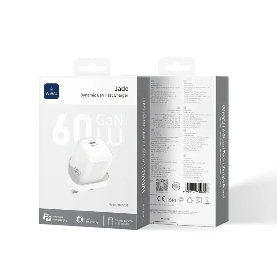 WI-G037 راس شاحن جداري 60 واط