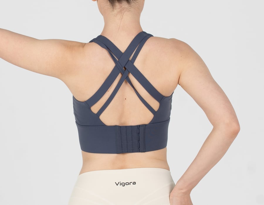 برا رياضية - Interlace Bra (Deep Ocean)