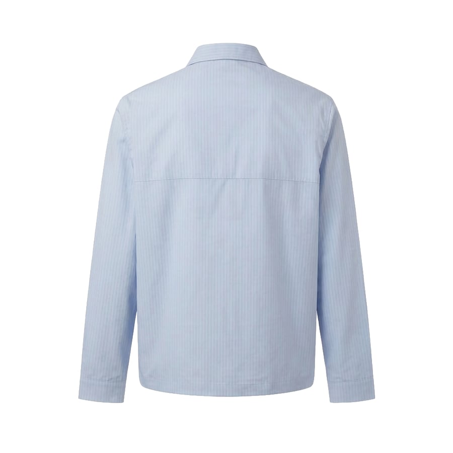Light Blue Shirt with Navy Edging