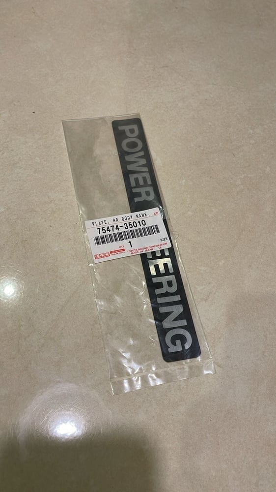 Power spring sticker for HiLux model (98-2005) original