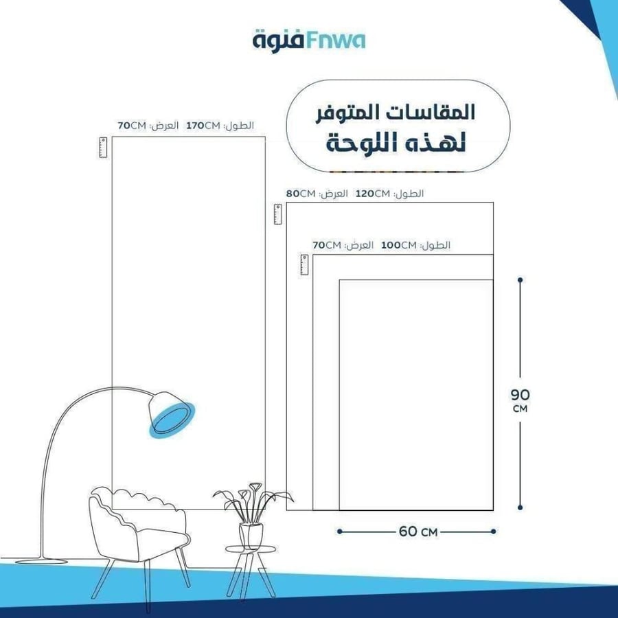 لوحة كانفس - لتغطية طبلون الكهرباء