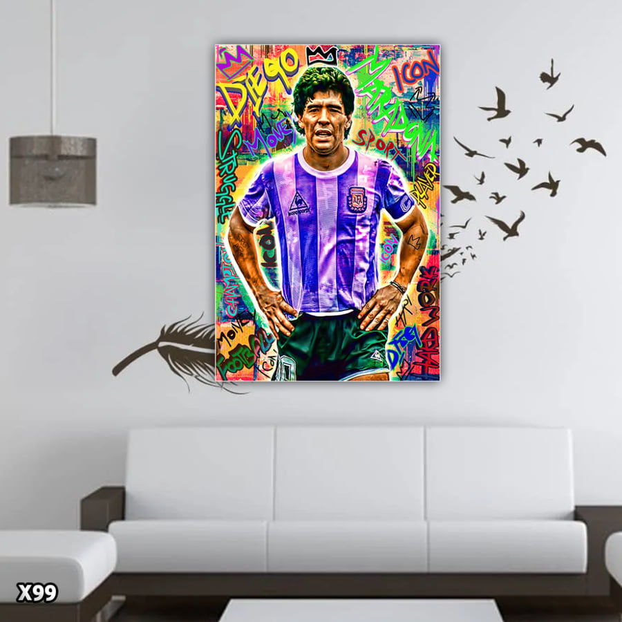 لوحة كانفس مارادونا