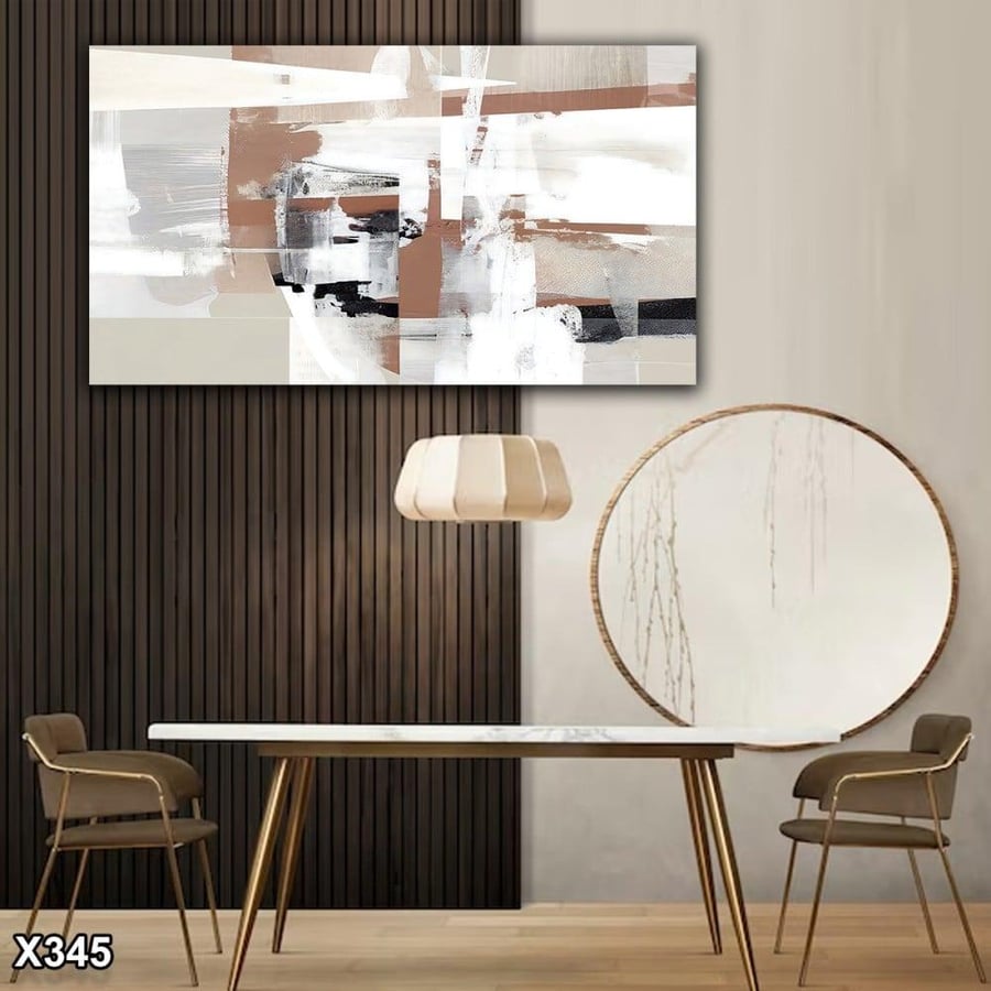 Abstract painting canvas panel