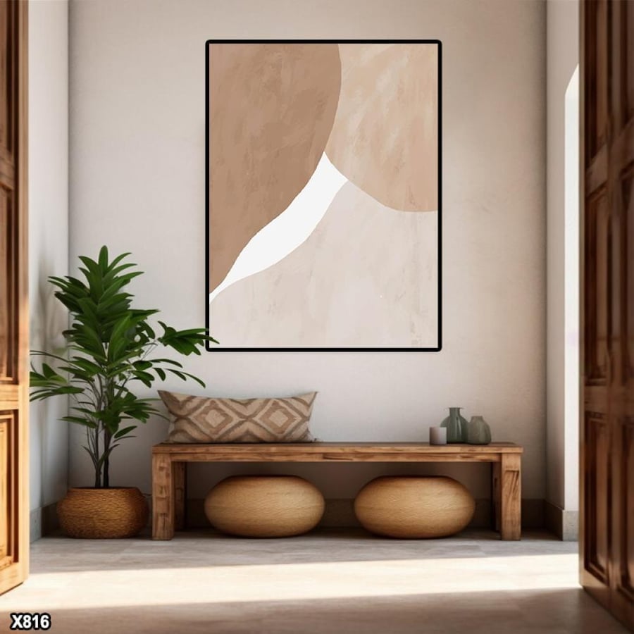لوحة كانفس رسم تجريدي