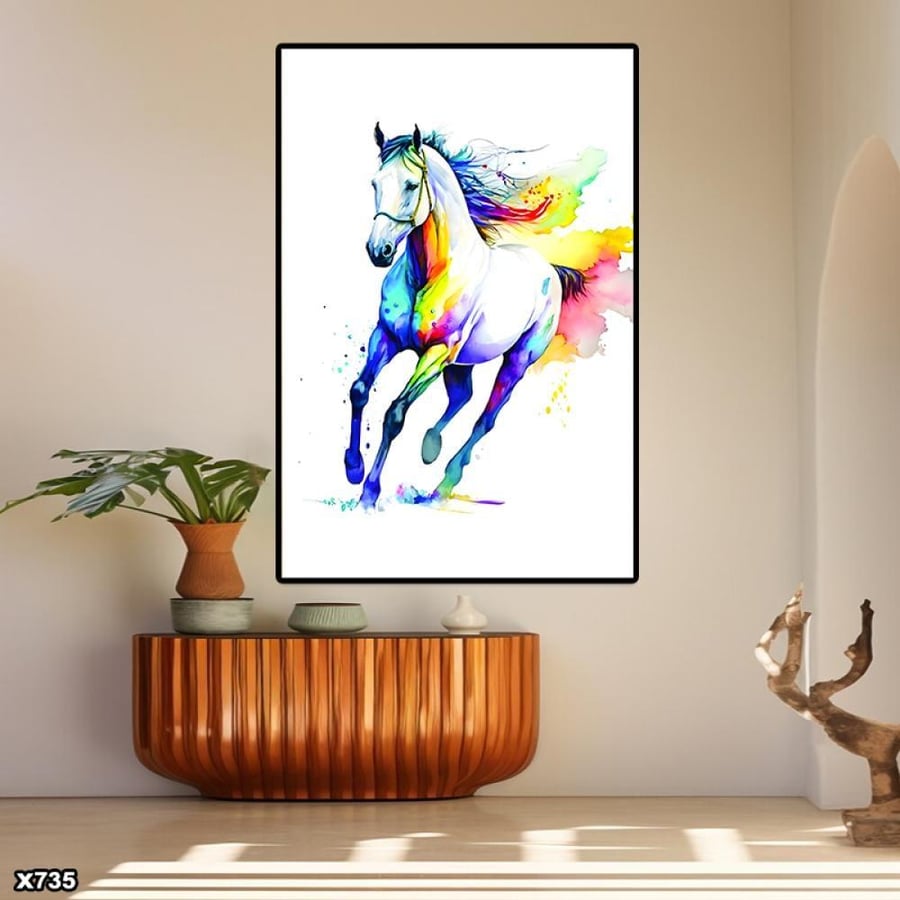 لوحة كانفس خيل