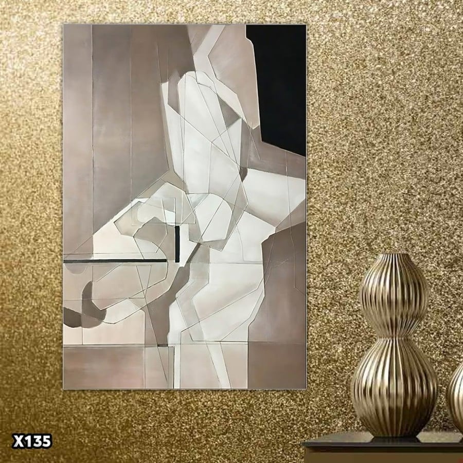 لوحة كانفس رسم تجريدي
