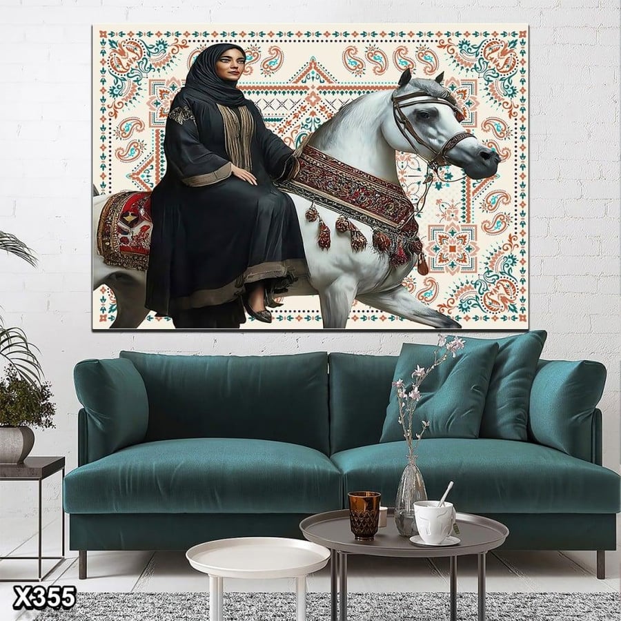 لوحة كانفاس خيل