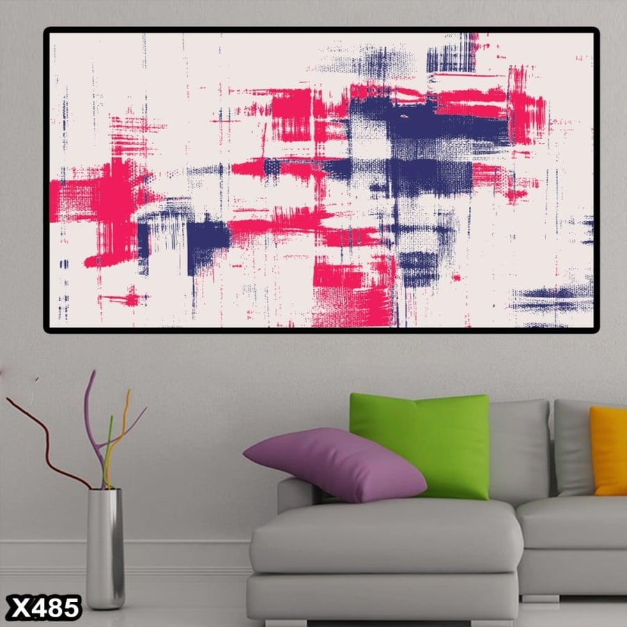لوحة كانفاس رسم تجريدي