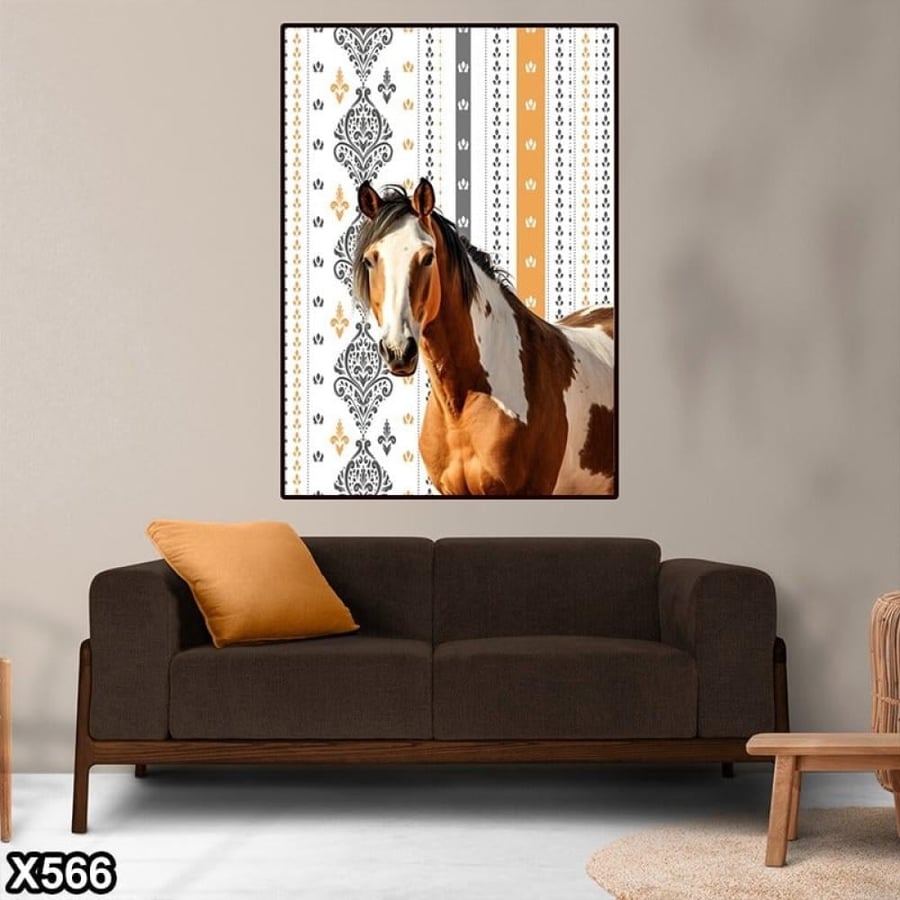 لوحة كانفس سجاد خيل