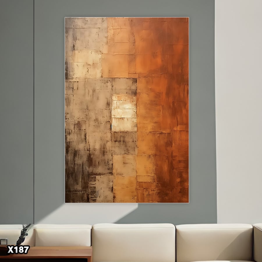 لوحة كانفس رسم تجريدي