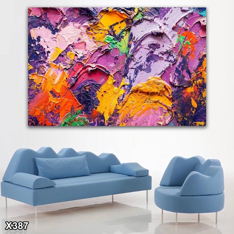 لوحة كانفاس رسم تجريدي