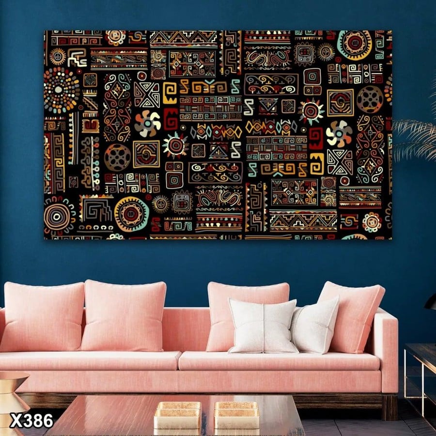 لوحة كانفاس رسم تجريدي