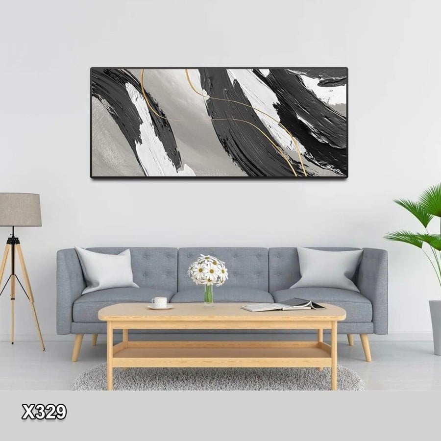 Abstract painting canvas panel