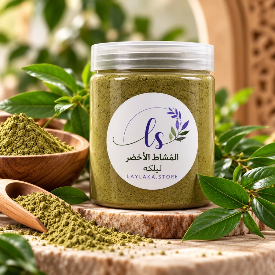 مشاط أخضر للشعر المصبوغ