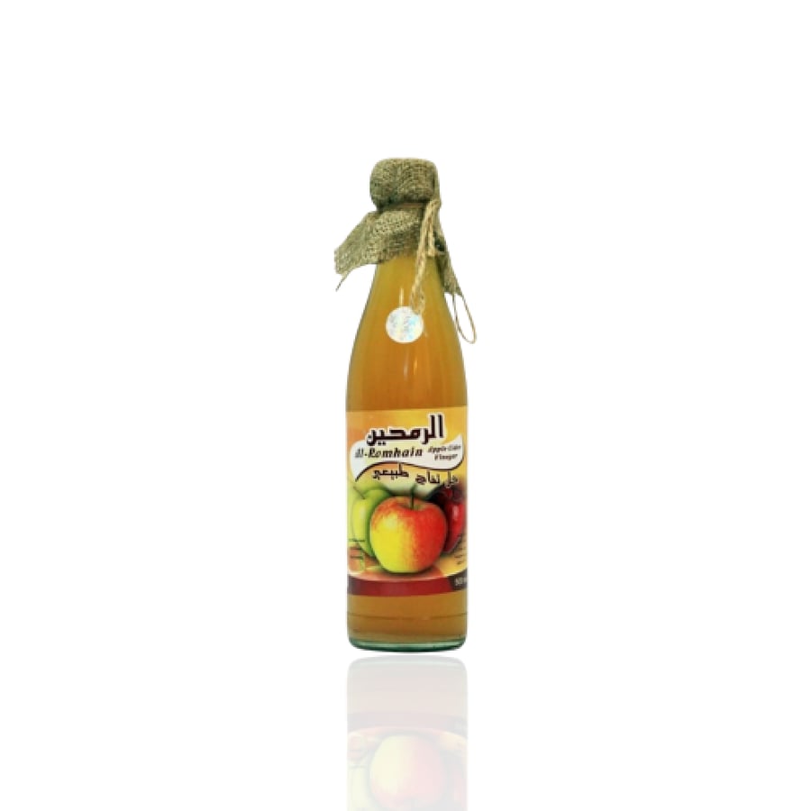 خل تفاح طبيعي الرمحين500مل