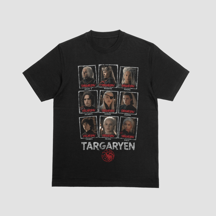 Targaryen Family Aegon Rhaenyra Aemond and Heirs Graphic