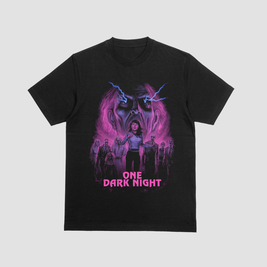 One Dark Night Movie Raymar Mausoleum Zombie Attack Graphic