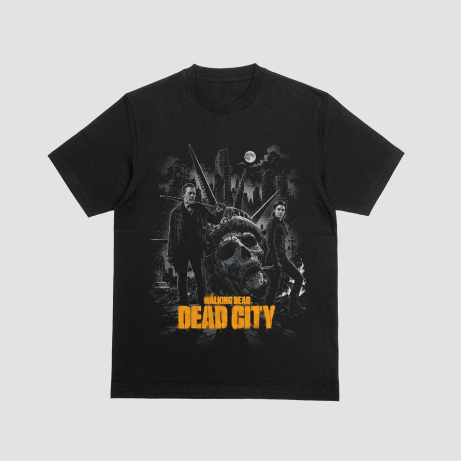 The Walking Dead Dead City Monochromatic Statue of Liberty Graphic