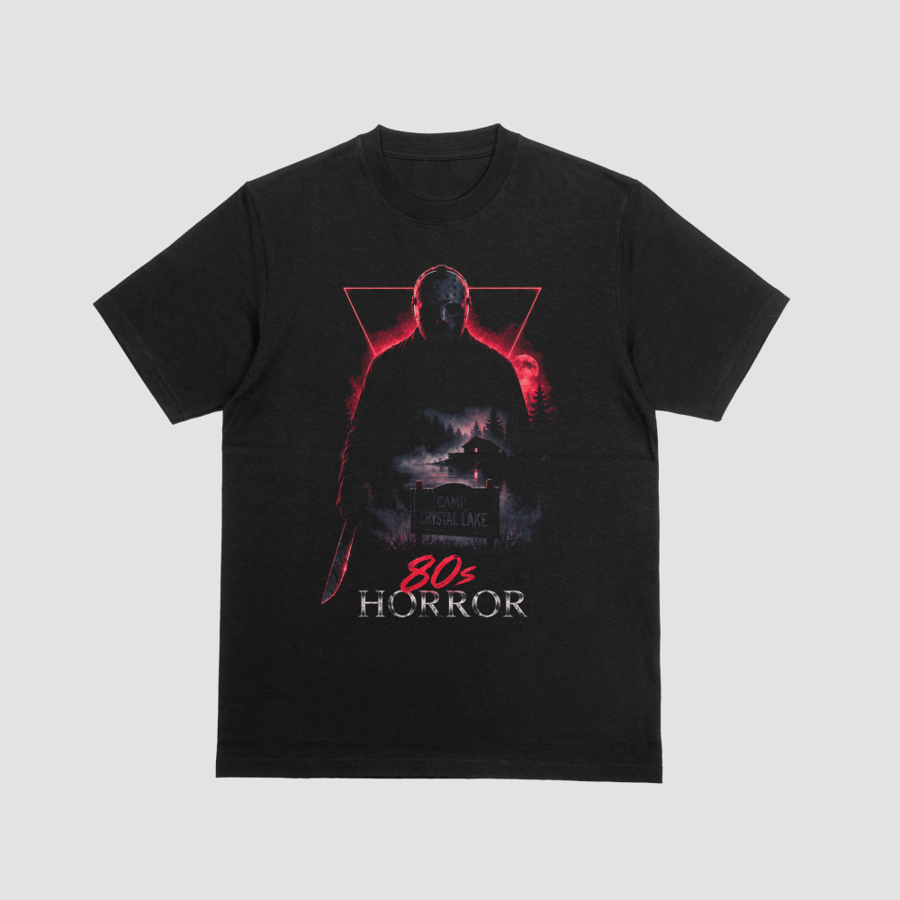 Friday the 13th Jason Voorhees 80s Horror Graphic
