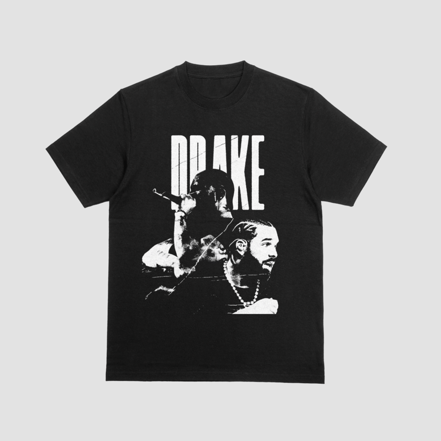 Drake Monochrome Hip Hop Rap Graphic