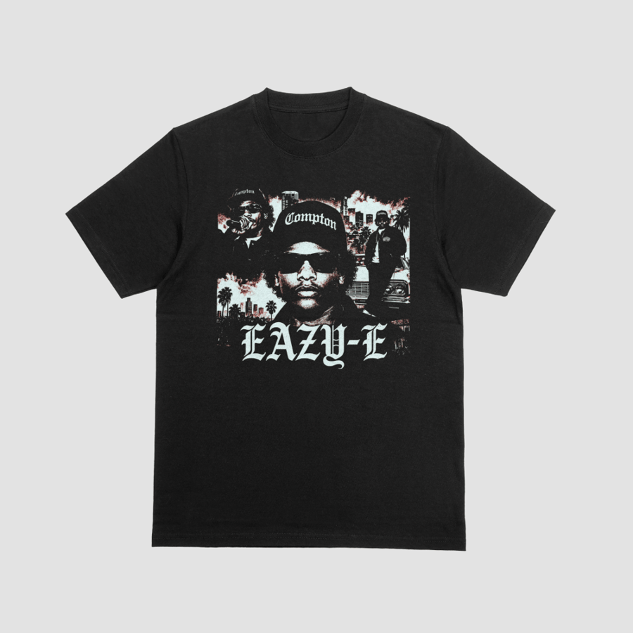 Eazy-E Compton Vintage Bootleg Rap Tee Graphic