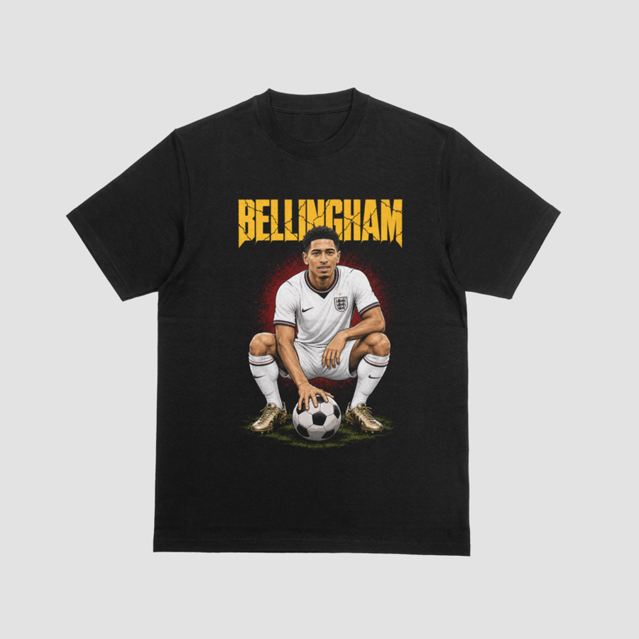 Jude Bellingham Retro England Football Art