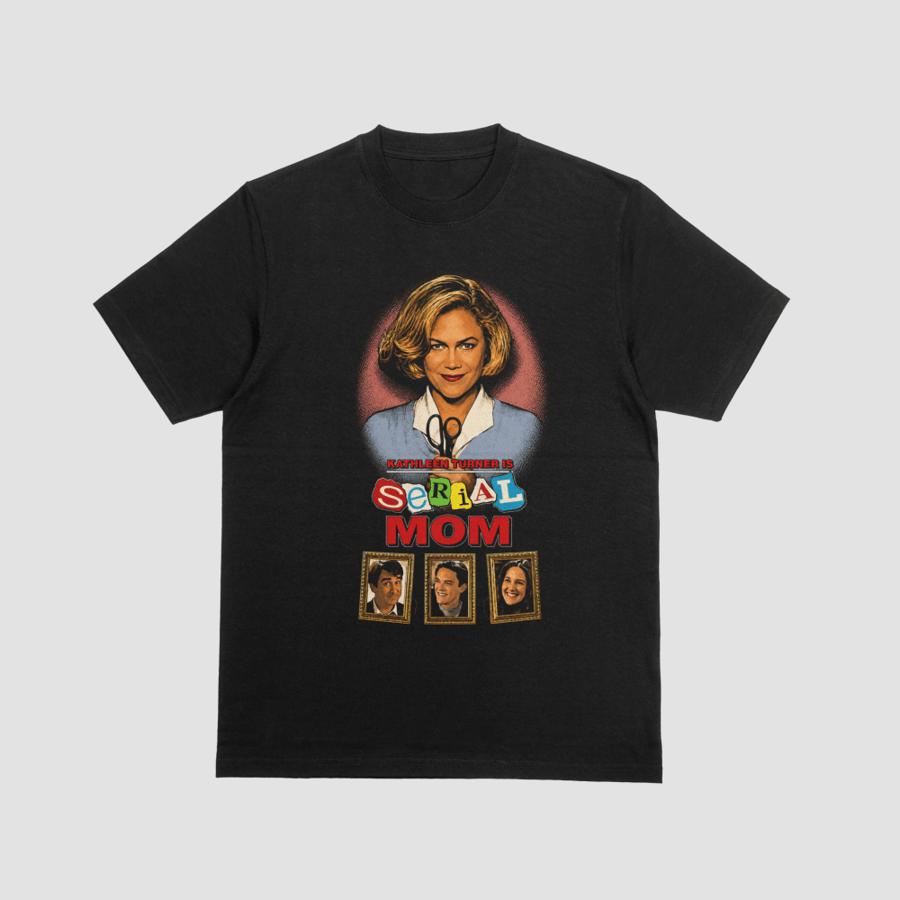 Serial Mom Kathleen Turner Vintage Dark Comedy Graphic