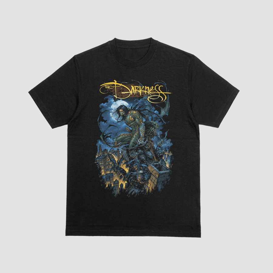 The Darkness Jackie Estacado Rooftop City Gargoyle Graphic