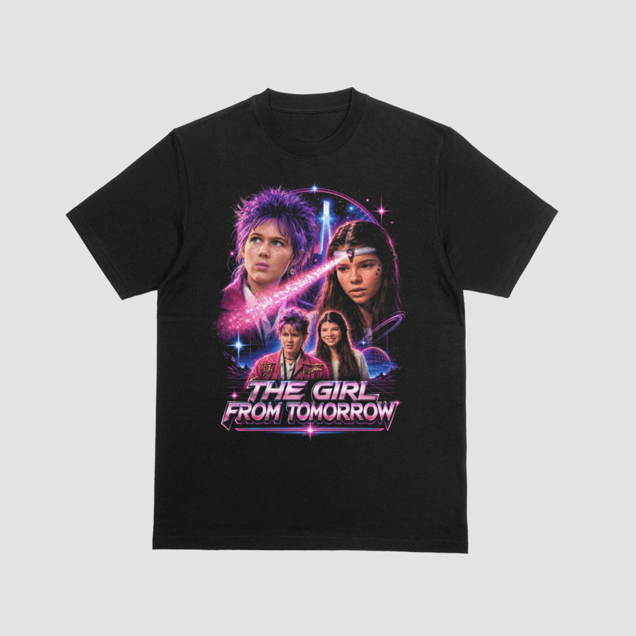 Alana and Jenny Retro T-Shirt The Girl From Tomorrow 90s TV Series
