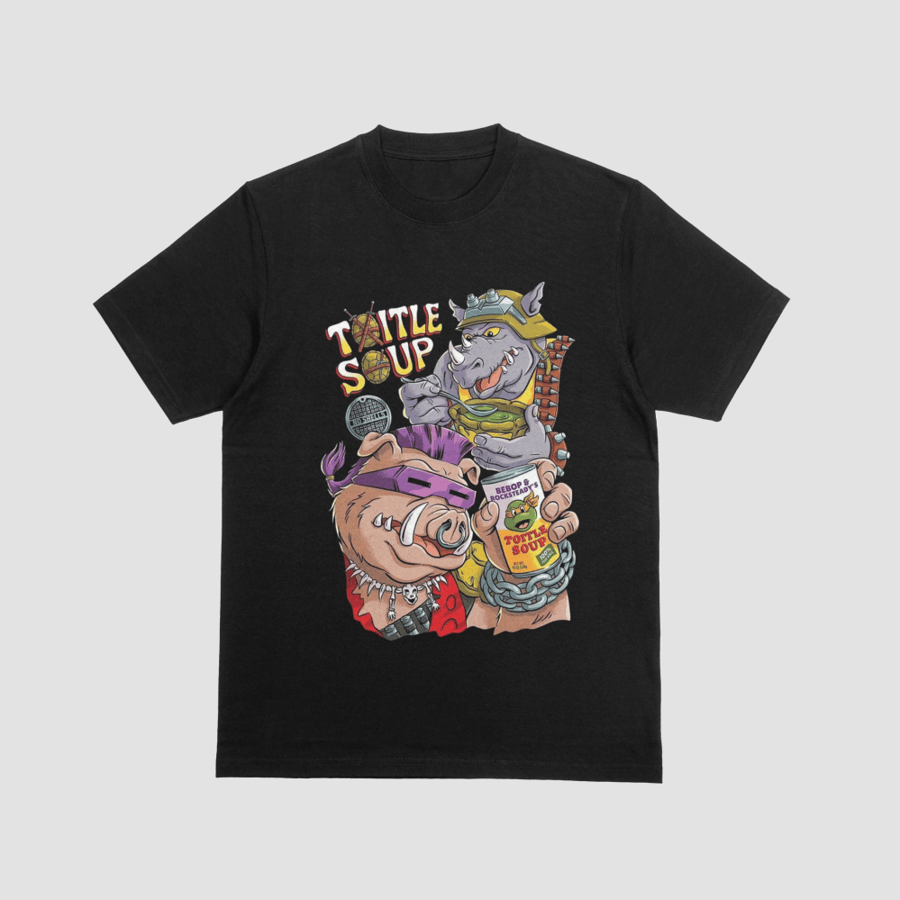 Bebop and Rocksteady Toitle Soup Cartoon