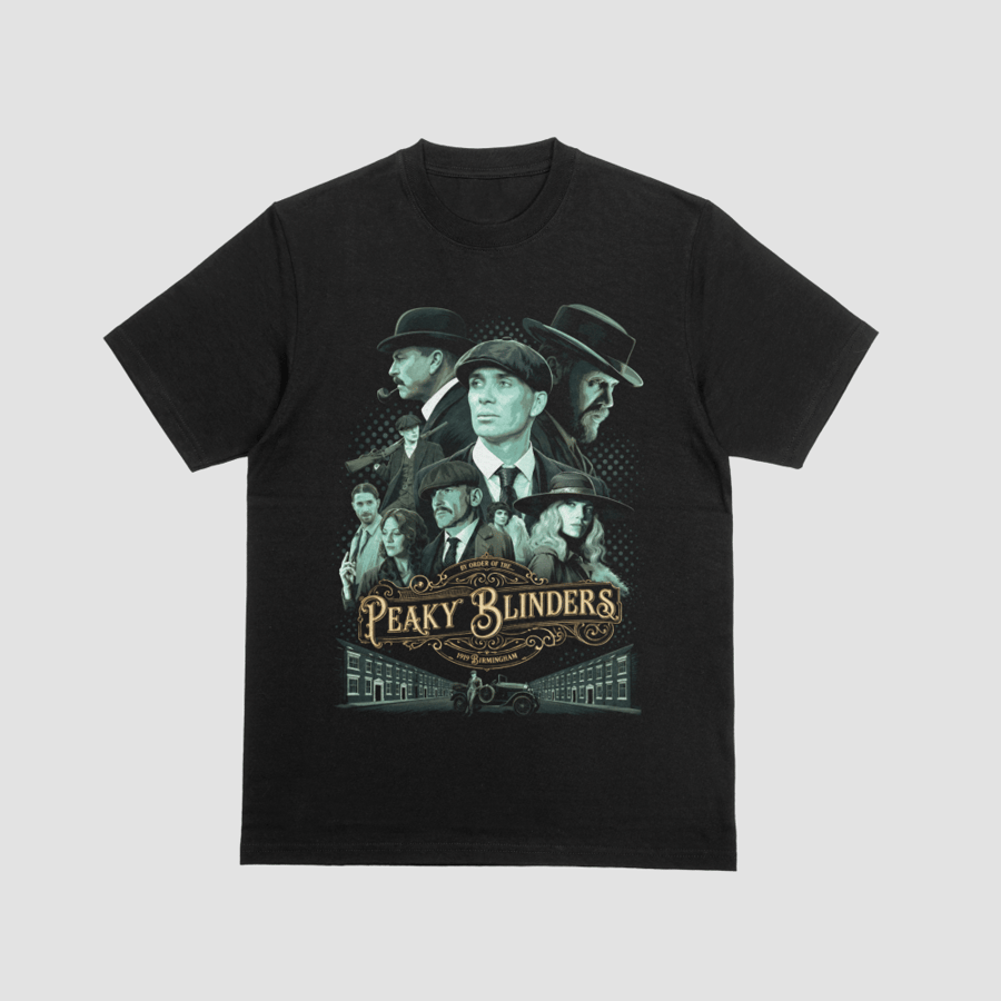 Peaky Blinders Thomas Shelby & Cast Cast Ensemble Graphic