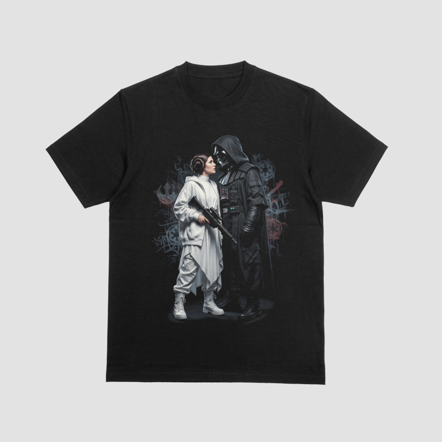 Streetwear Princess Leia and Darth Vader Star Wars