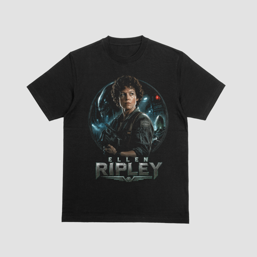 Ellen Ripley Alien Sci-Fi Horror Graphic