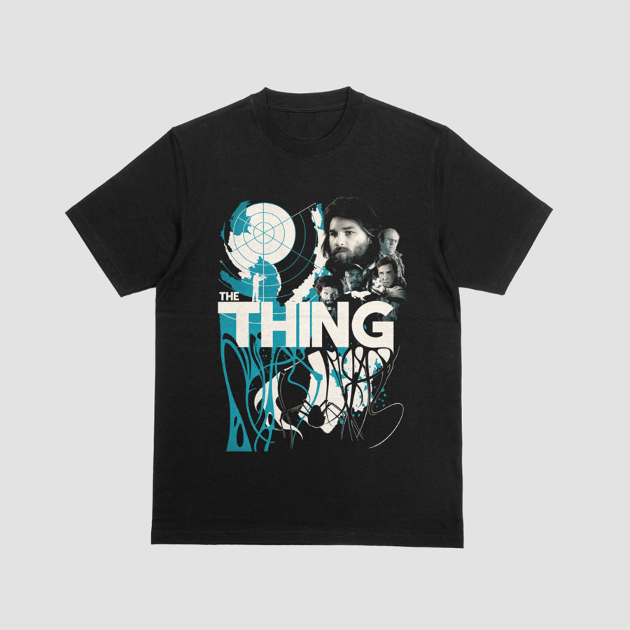 The Thing Retro 80s Antarctica Movie Collage Graphic