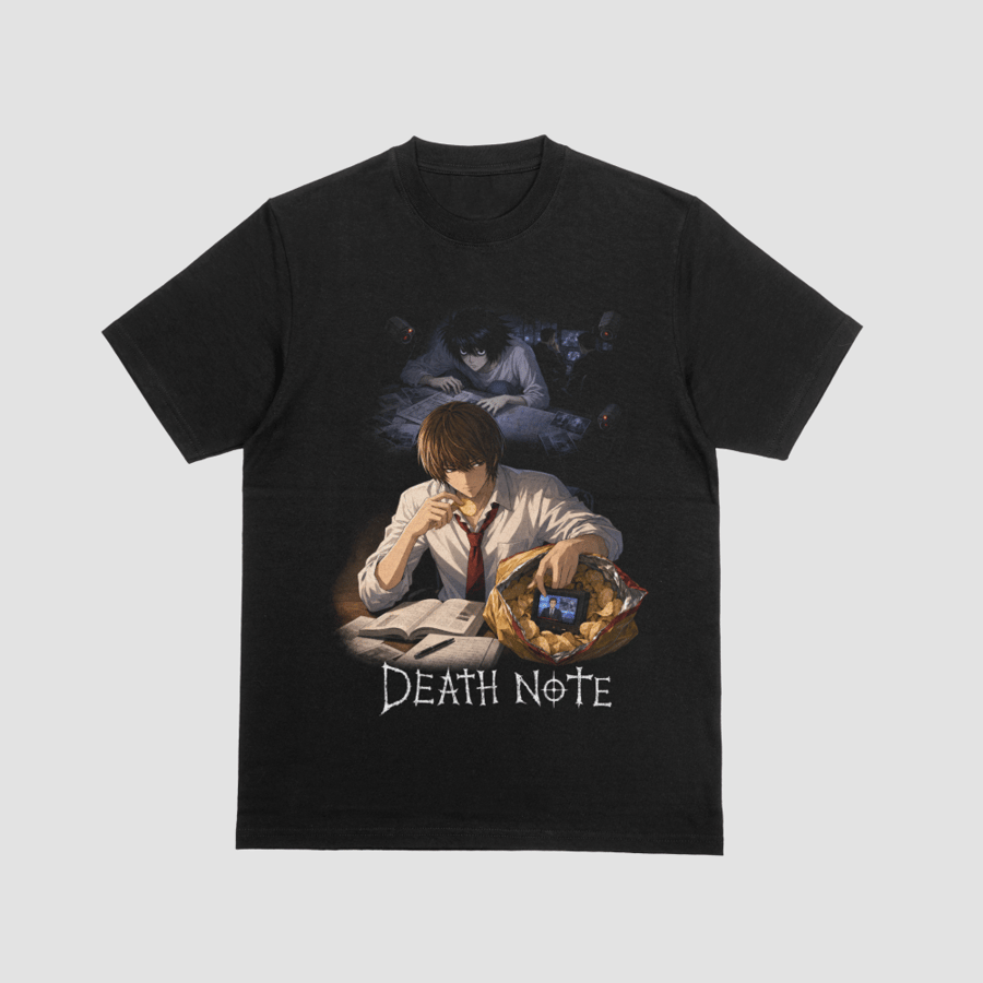 Death Note Light Yagami Potato Chip Mini TV L Surveillance Graphic