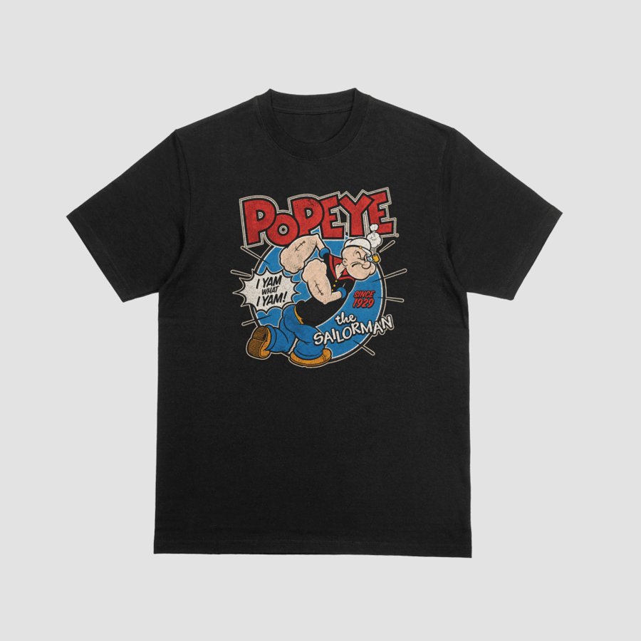 Popeye Sailorman I Yam What I Yam Graphic
