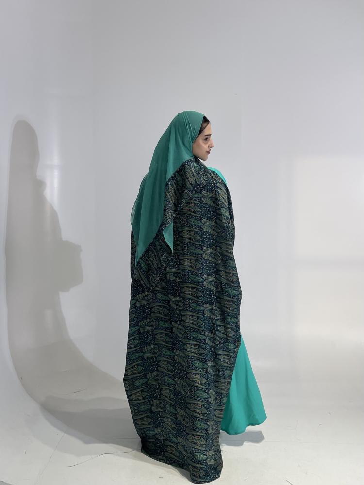 Crepe silk abaya