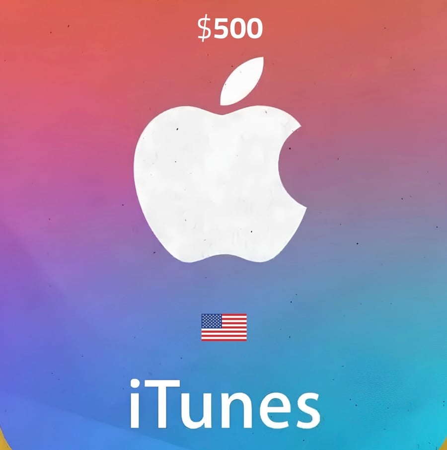 آيتونز أمريكي 500 دولار