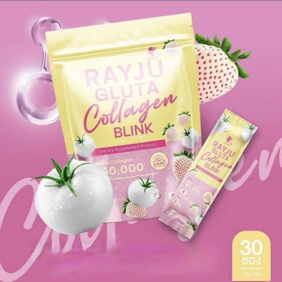 رايجو جلوتا كولاجين بلينك (1 عبوة 30 كيس) RAYJU GLUTA COLLAGEN