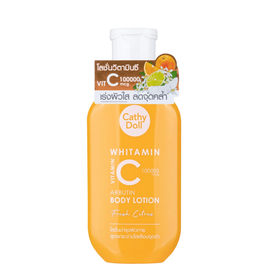 كاثي دول لوشن الجسم تبييض فيتامين سي  Cathy Doll Whitamin Vitamin C Arbutin Fresh Citrus