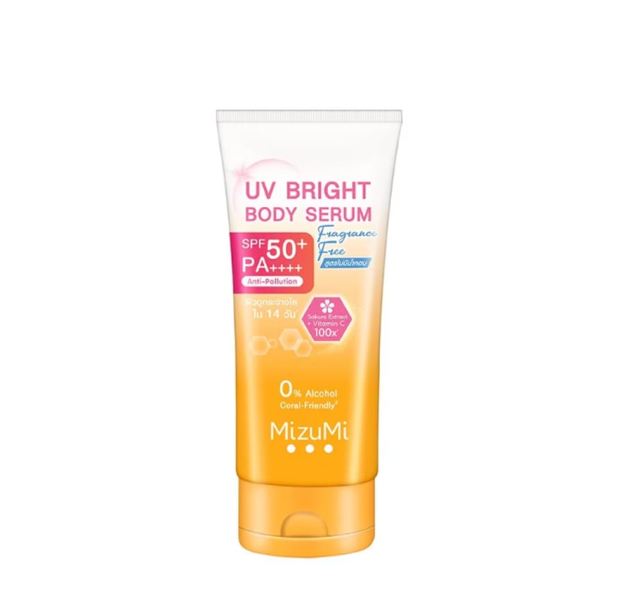 ميزومي واقي شمس الجسم MizuMi UV Bright SPF50+ PA++++ خالي من العطور