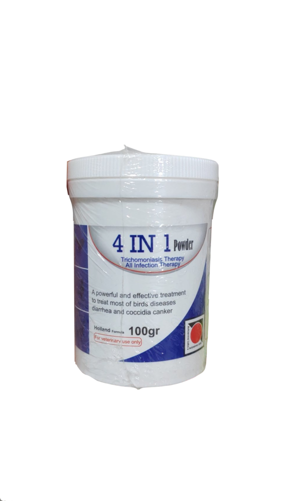 4 in 1 powder علاج الحل الشامل لنظيرة التيفية والكوكسيديا