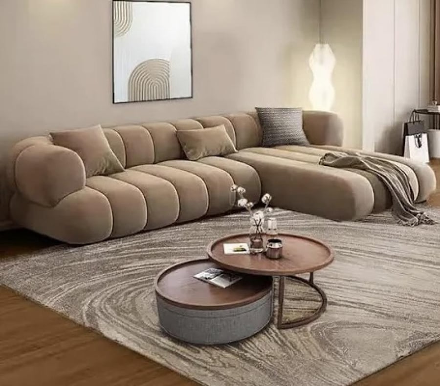 كنب متصل صاله مودرن بتصميم عصري وحديث