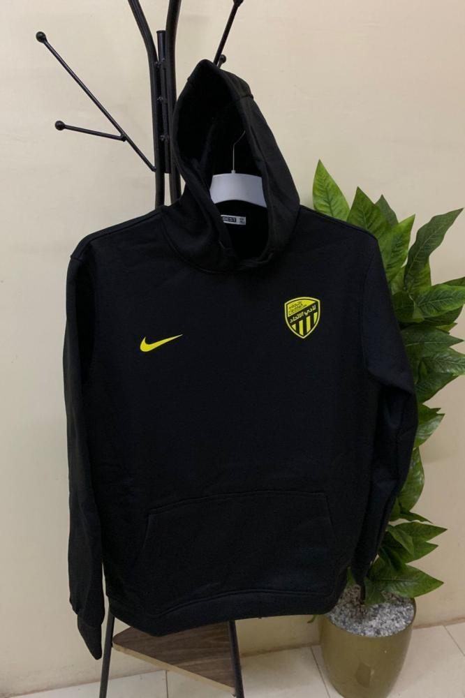بلوفر شتوي نادي الاتحاد الاسود الجديد