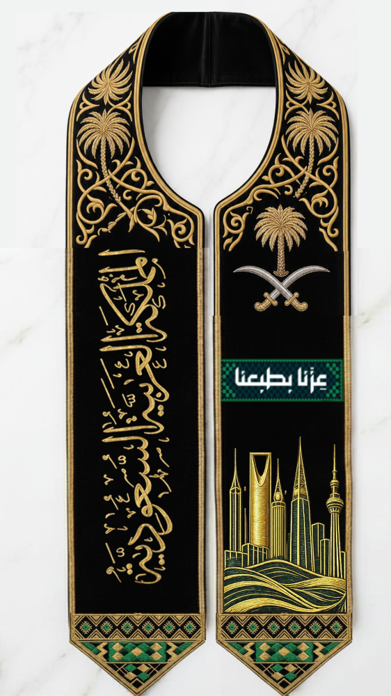وشاح اليوم الوطني ال 96 موديل جديد