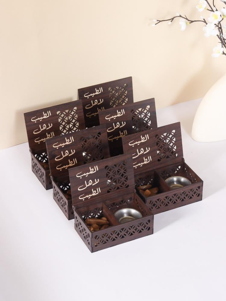6 أوقيات عود مروكي + 6 مباخر
