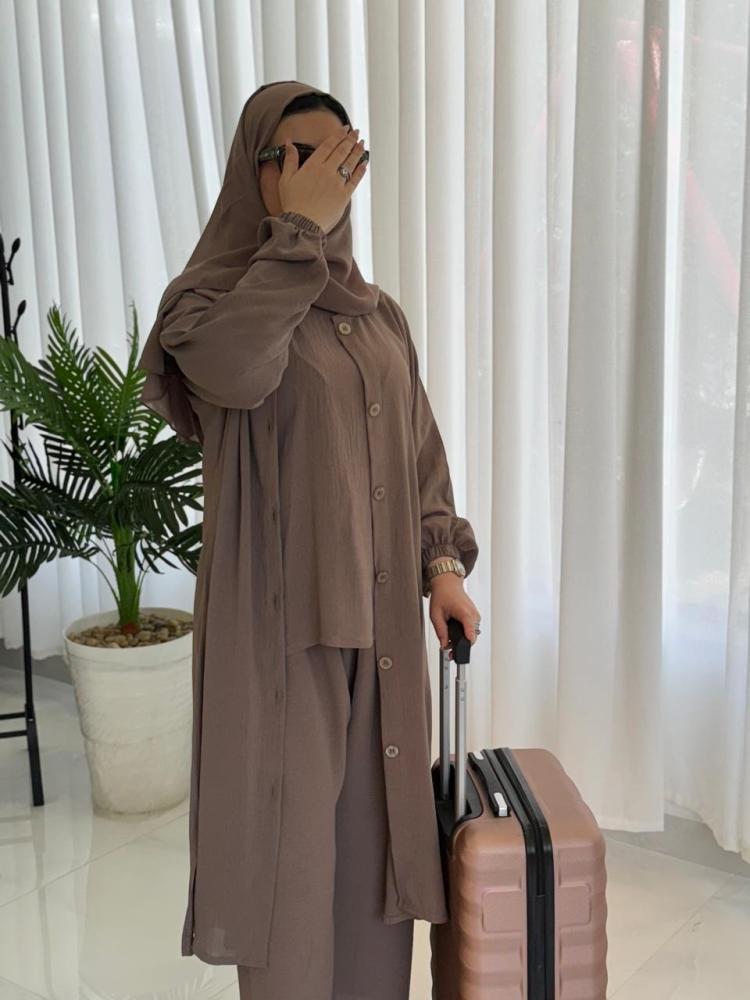 عباية سفر قصير بني
